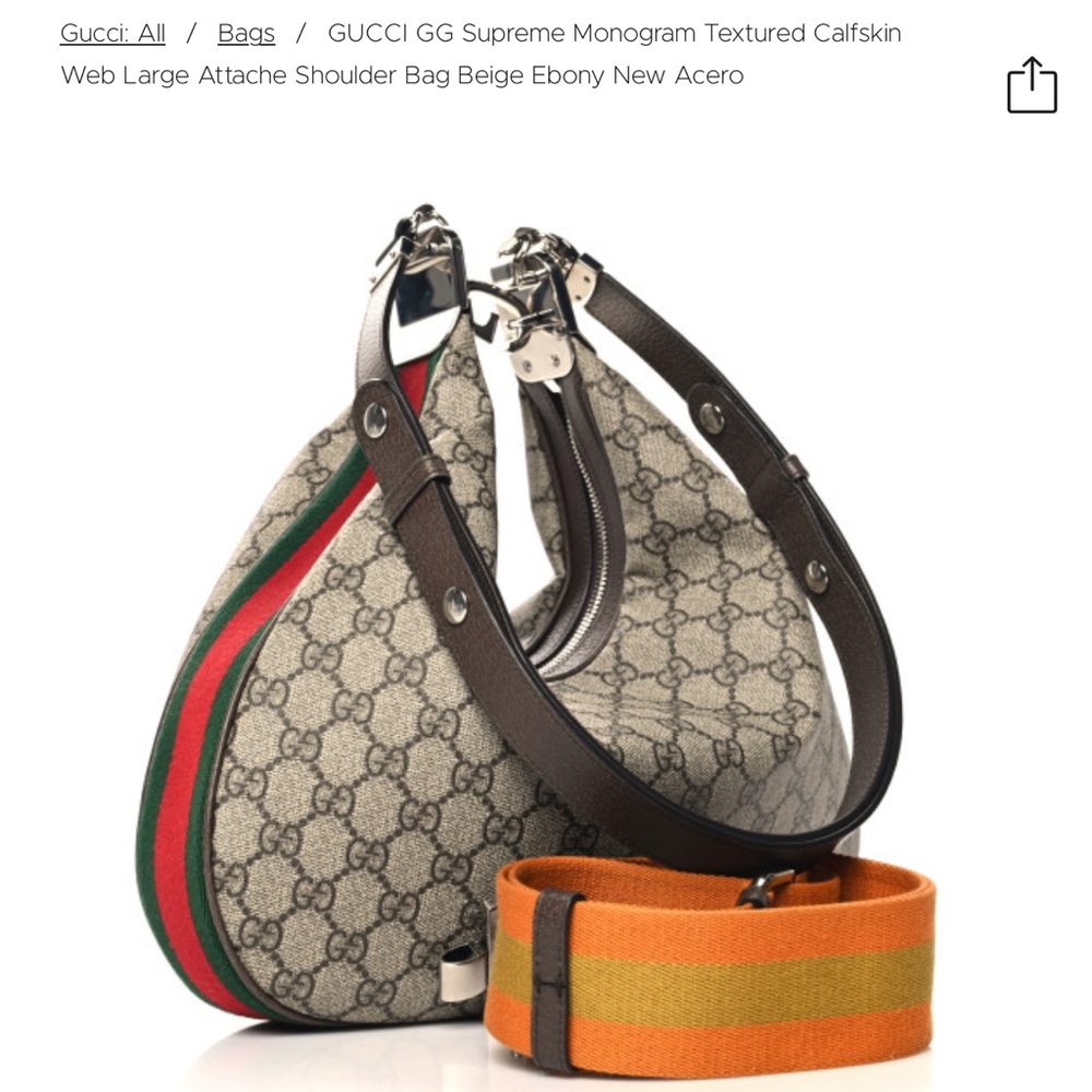 Gucci Large Attache Shoulder Bag